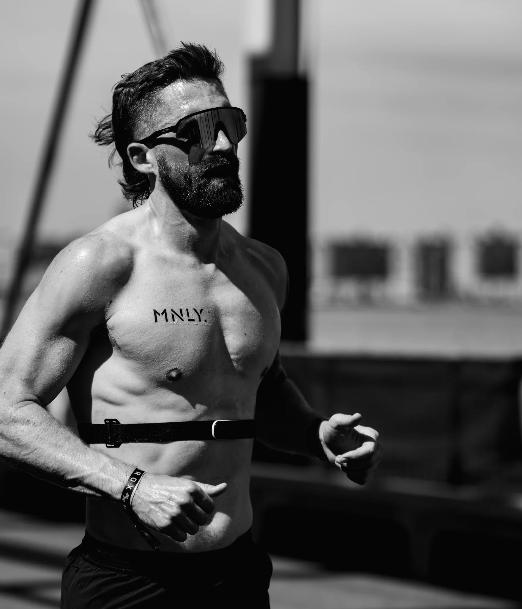 MNLY athlete mid-run